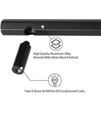 Peaha 25 Pack Matt Blk Kitchen Cabinet Pulls PH7058BK128 7.5″ (5″ Hole Center)