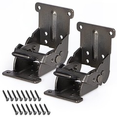 2 PCS Folding Bracket 090180 Table Foldable Hinge Self Lock Extension