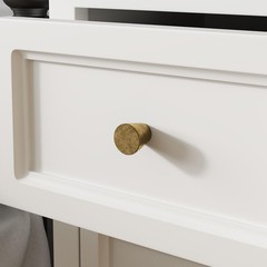 10 Pack Antique Brass Cabinet Knobs Drawer Knobs Vintage Small Drawer Pulls R…