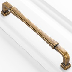 10 Pack 6-1/4 Inch Antique Brass Cabinet Pulls Vintage Brass Cabinet Handles …