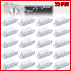 20x Magnetic Cabinet & Door Latch/Catch Closures Kitchen Cabinet Cupboard White