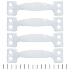 4pcs Arched Handles for Garage Door and Indoor Cabinets Metal Barn Door Pulls
