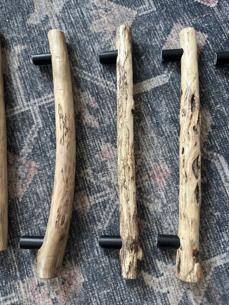 Beautiful Raw Wood/Driftwood Kitchen Handles Or Drawer Pulls (22 Total) 10”