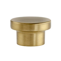 5-Pack Ethan 1-1/4 In. (32 Mm) Modern Satin Brass round Cabinet Knob