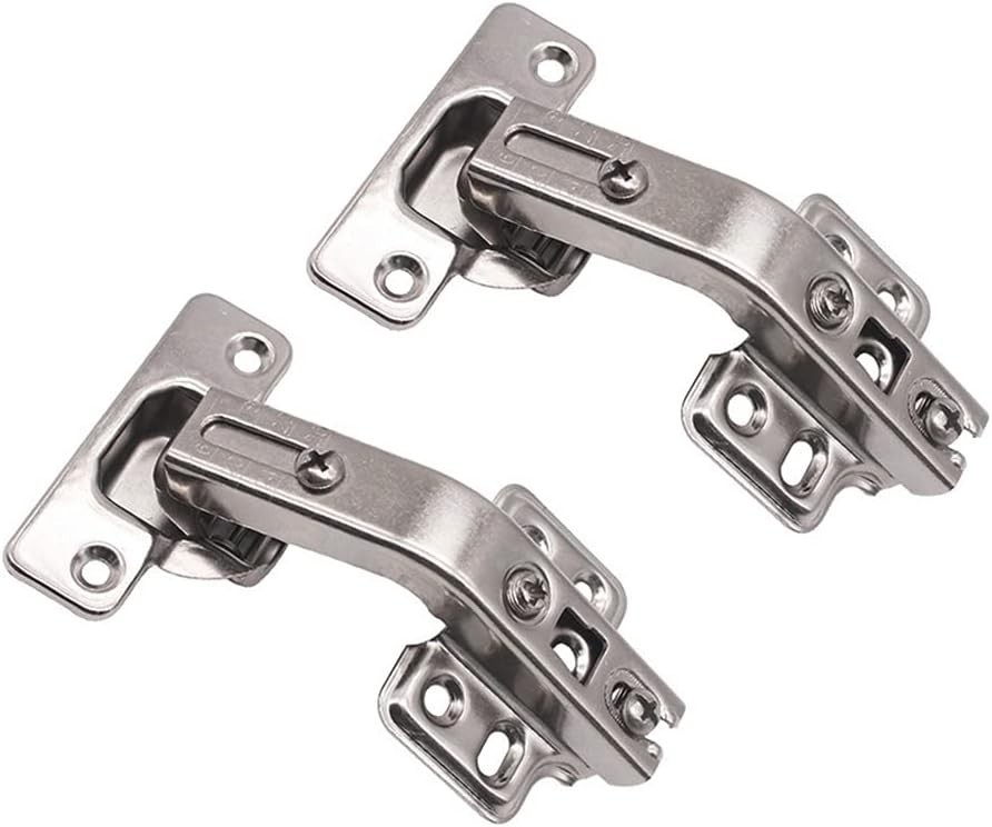 2 Pieces of 135-Degree Corner Cabinet Door Hinges, Full-Overlay Concealed, for R