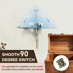 60Pcs 1.2In Antique Cabinet Door Hinges with Screws, Bronze Butterfly Style, Sma