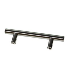 T Hollow Furniture Handles 30x 5 Inch 76mm Kitchen Drawer black Stainless Steel