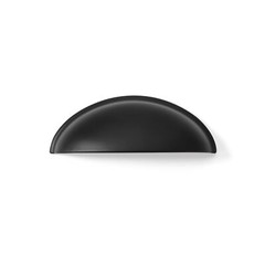 2-1/2″ Matte Black Drawer Pulls 10 Pack Cabinet Hardware Handles