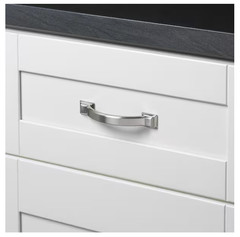 *5* GlideRite 3 in. Center-to-Center Satin Nickel Arched Square Cabinet Pull