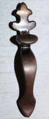 Vintage Metal Lot of 14 Thumb Grip Cabinet Pull Handles Salvaged