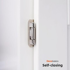 25 Pairs of Satin Brushed Nickel Self-Closing Cabinet Hinges – 1/2″ Overlay