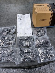 !!!!! Chibery 16 PCS BLACK Full Overlay 3/4 inch Overlay Soft Close Hinges !!!!