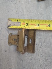 2 Vintage Amerock Overlay Self-Closing Cabinet Hinges 7541