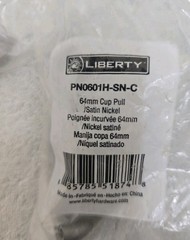 Lot Of 7 Liberty Hardware Drawer Handles 4 Satin Nickel Cup Pull 2 Cocoa Bronze