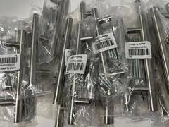 Stainless Cabinet Door Handles Lot of 24 Brand New 6 1/2″/4″ center to center