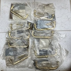 Belwith p9719 Brass Arch 3 Inch Pull Drawer Cabinet Solid Brass NOS 10 Pc Lot G4