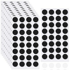 Nogeqi 320PCS Small Felt Pads, 3/8″ Round Felt Dots with Adhesive Backing,