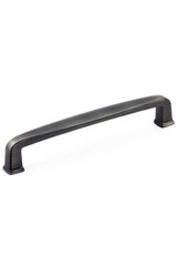 Richelieu BP820128143 5 1/32 128 mm C to C Handle Cabinet Pull. Antique Nickel