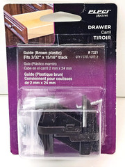 Prime-Line Brown Plastic Drawer Track Guide Kit R 7321 PRIME-LINE R 7321