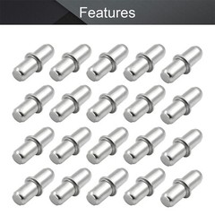 Furniture Cabinet Metal Shelf Support Plug Pins Studs Peg Rubber Sleeve Bracket