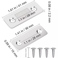 12 Pack Monkey Magnets Ultra-Thin Magnetic Plates Keep It All Shut AS-SEEN-ON-TV