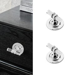 Clear Acrylic Adhesive Cabinet and Furniture Pulls Self Stick Knobs for Cabin…