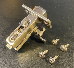 NEW Grass 1006-30 Clip On hinge, Full Overlay w/ #048 Replica Base Plate