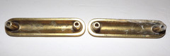 Vtg. Keeler (?) Brass Drawer Cabinet Door Pulls Handles Lot-Set Of 8