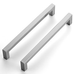 Ravinte Brushed Nickel Kitchen Square Cabinet Handles 7-1/2 Inch 40 Pack