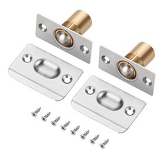Ravinte 2 Pack Adjustable Door Ball Catch, Silver Closet 2 Pack,