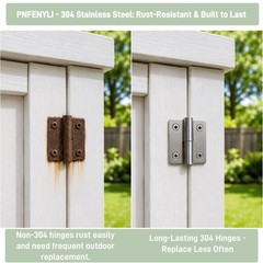 1.5in Lift Off Hinges 4Pack, 304 Stainless Steel Small Cabinet Hinges, Pin-on…