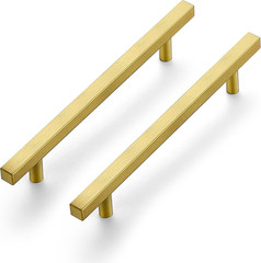 30 Pack 5 Inch Square Cabinet Pulls Matte Black Stainless Steel Kitchen Drawer P