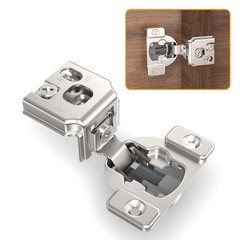 50 Pack 1-1/4″ 4D Concealed Hinges for Face Frame Door, Soft Close On/Off Swi…
