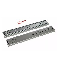 Ball Bearing Drawer Slides 10″-22″Track Rail Heavy Duty Full Extension 100-lb