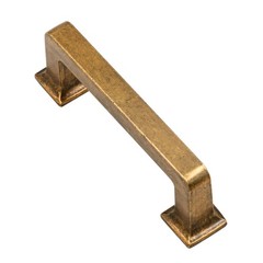 Antique Brass Cabinet Pulls Handles Square Kitchen Hardware 3 Inch 76mm 6 PCS