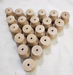 Lot of 21 Generic Unbranded Solid Wooden Door Pulls Knobs Simple