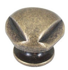 A62928AB 1 1/8″ Antique Brass Triangle Top Cabinet Drawer Pull Knob