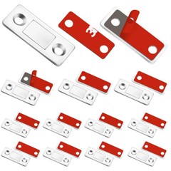 1-20PCS No-Drill Hidden Strong Mag Ultra-Thin Door Closer Cabinet Cupboard Catch