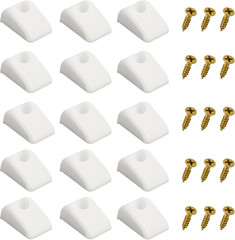 15 Pcs Plastic Cabinet Drawer Bumpers, Drawers Slide Spacers, Hardware Furniture