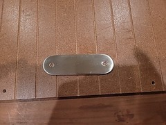 Rectangle/oblong 3 in CC Backplates For Drawer Pulls In Polished Nickel Finish
