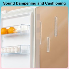 Wall Protector from Furniture, Clear Furniture Bumpers, 3.94”L x 0.63”W, 6 Pcs
