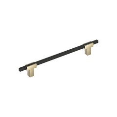 Amerock BP778192BBZMB Urbanite 7-9/16″ C2C Golden/Matte Black Cabinet Pull