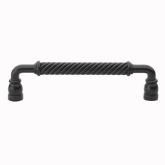 GlideRite 6-1/4″ Twisted Steel Cabinet Pull Matte Black 3133-160-MB-1