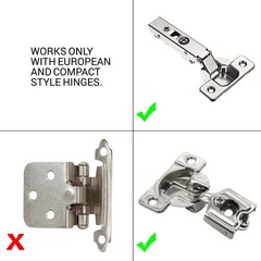 25 Pack Rok Hardware Soft Close Damper for Cabinet Doors/Compact/SoftClose Cabin