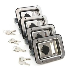 Stainless Door Lock Trailer Toolbox RV Paddle Handle Latch New 5.5 Inches