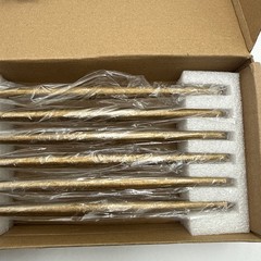 Vintage Antique Brass Cabinet Handles 192mm 7.56in Hole Center 6 Pack