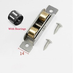 Stainless Steel Bearings Double Hung and Sliding Doors Metal Tracks Copper Wheel