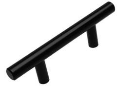 New in Box 2-1/2 in. x 4-7/8 Matte Black Solid Handle Drawer Bar Pulls (10-Pack)