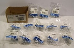 Amerock Cabinet Knob BP195026D Dull Chrome Brass 1 1/4″ D Round – 13 LOT – NEW