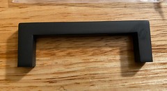 5 Pack Koofizo Flat Black Bar Cabinet Pulls 1816-76-FB05 3-3/8in W 1-1/8in T New